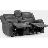 Harald Electric Recliner Sofa Grey 2 Seater