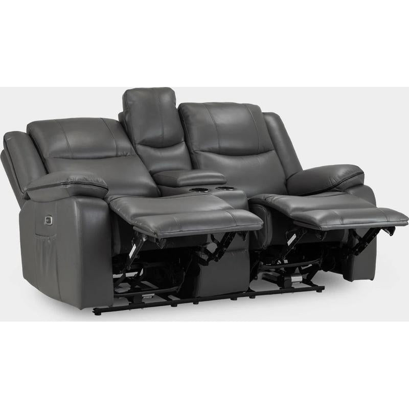 Harald Electric Recliner Sofa Grey 2 Seater