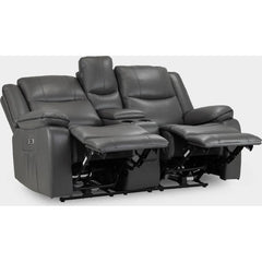 Harald Electric Recliner Sofa Black 2 Seater