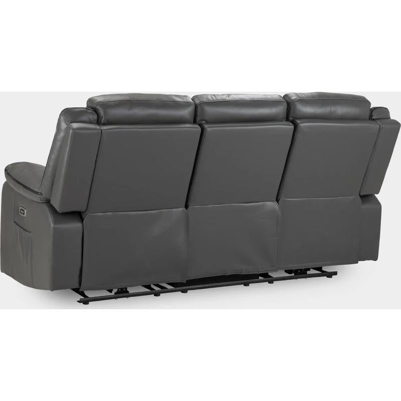 Harald Electric Recliner Sofa Grey 3 Seater