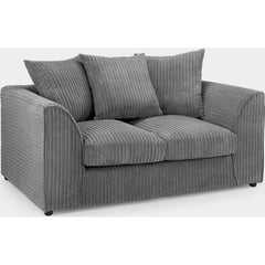 Harley Jumbo Grey 2 Seater Sofa