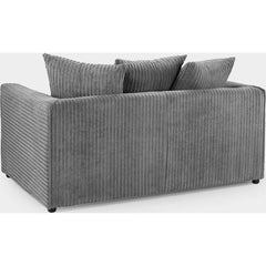 Harley Jumbo Grey 2 Seater Sofa