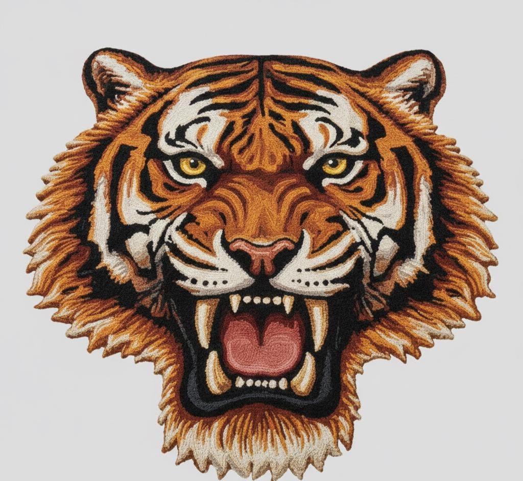 Tiger Wool Rug – Hand Tufted Modern Statement Area Rug – image 1
