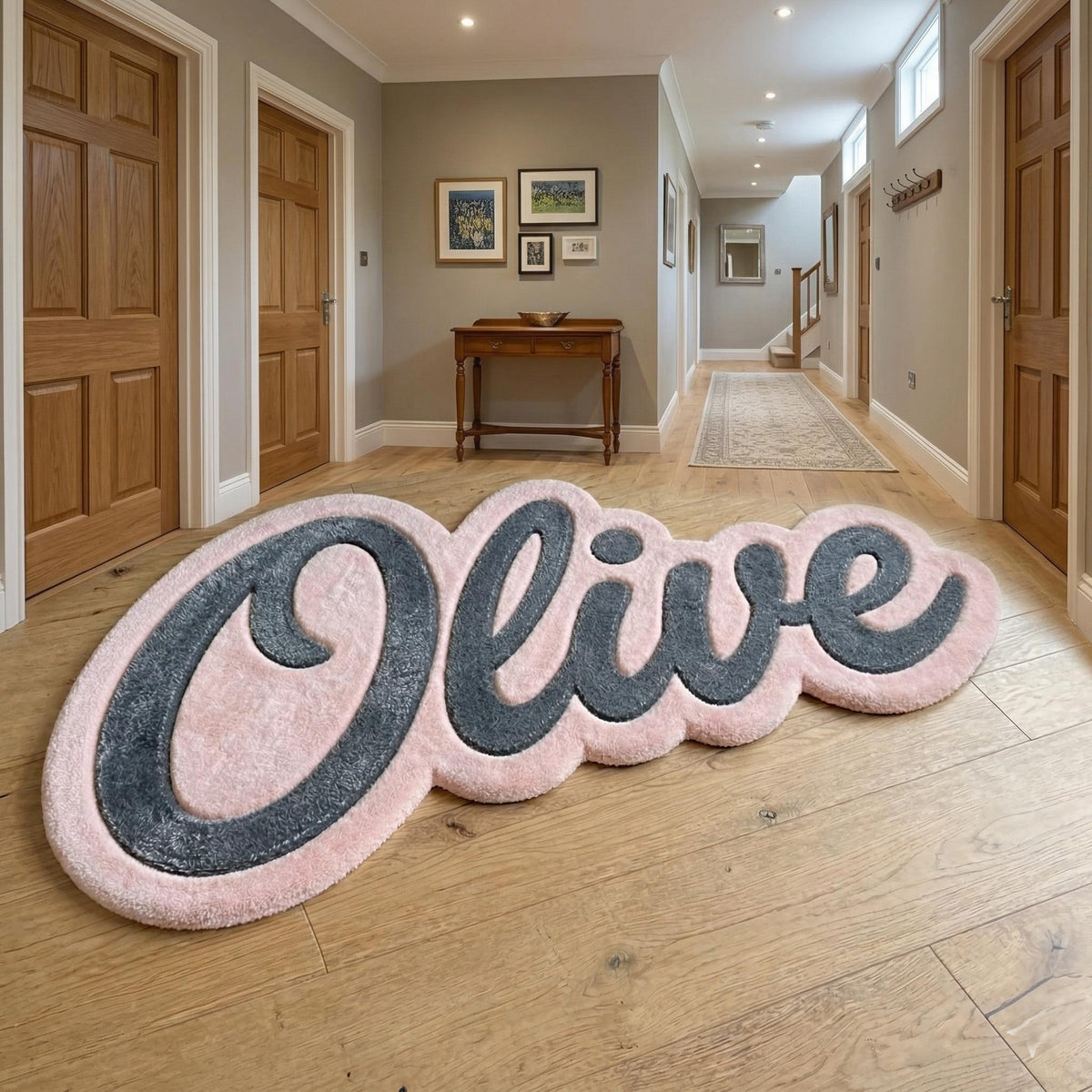 Personalised Kids' Name Rug – Hand Tufted Wool Custom Text Rug – image 6