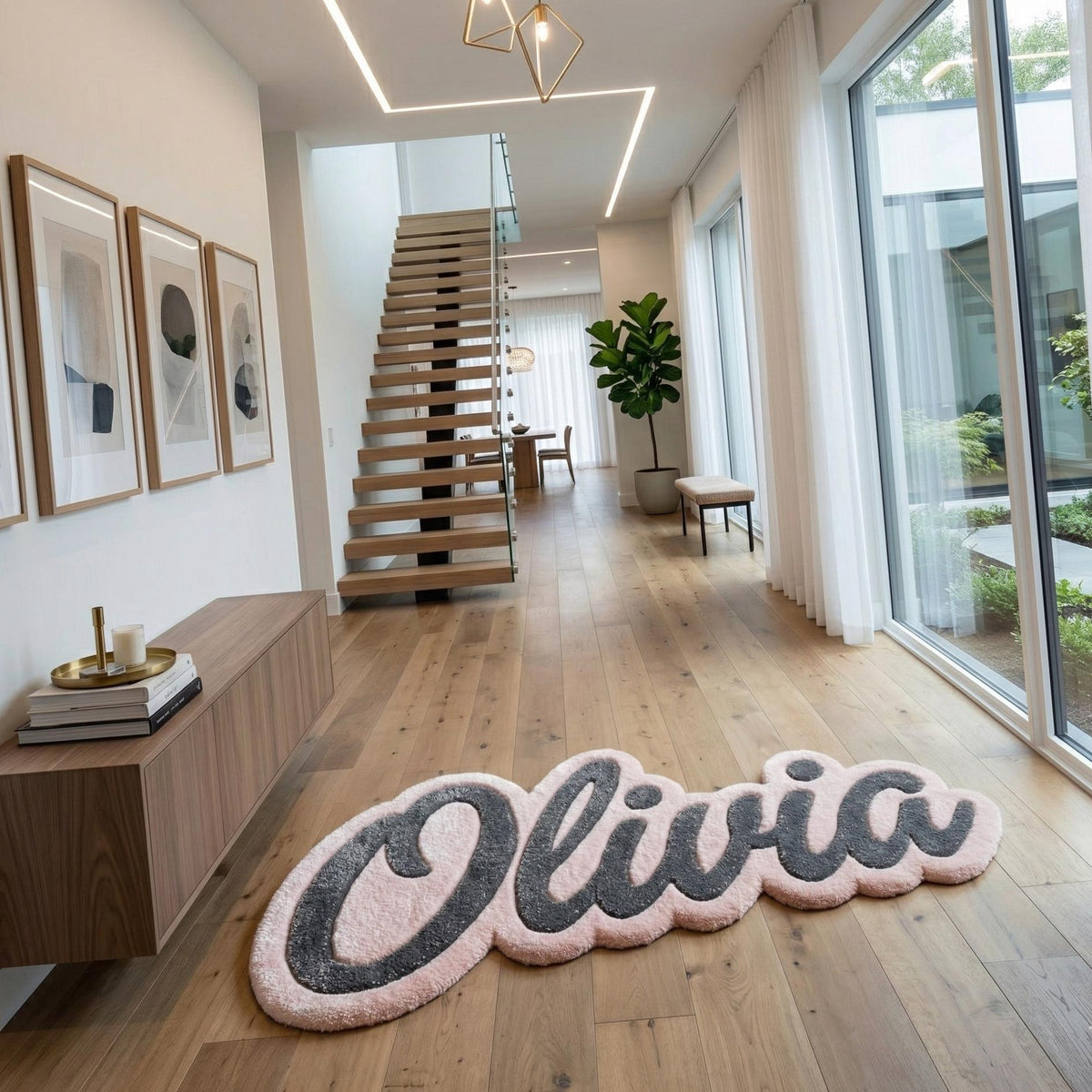 Custom Name Wool Rug – Hand Tufted Personalised Kids' Bedroom Rug – image 3