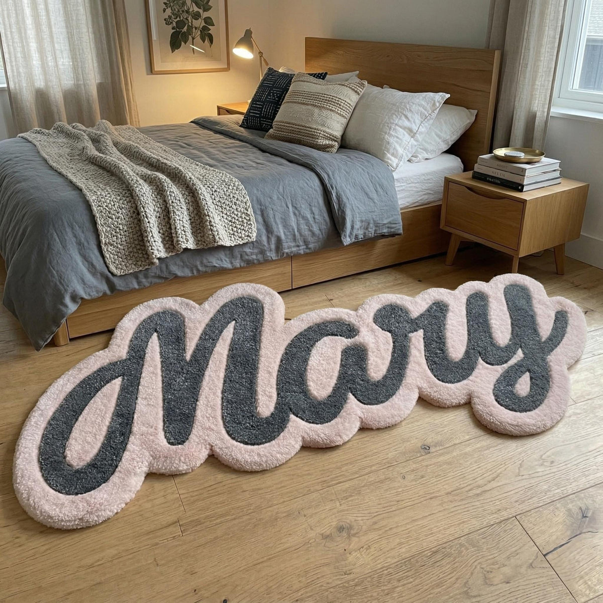 Personalised Name Rug – Hand Tufted Wool Nursery and Kids' Room Rug – image 1