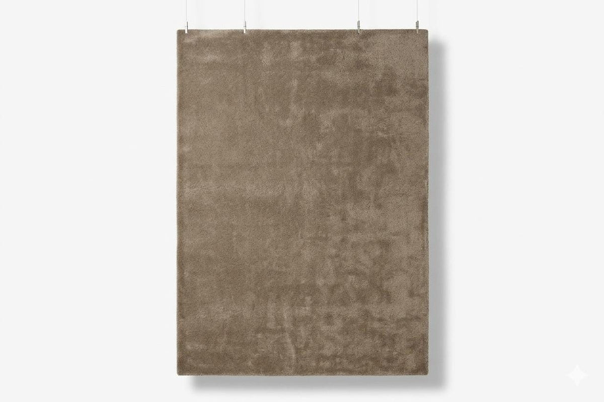 Neutral Beige Textured Wool Rug – Hand Tufted Modern Minimalist Rug – image 10