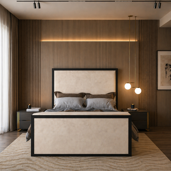 Madrid Upholstered Electric Media  TV Bed Frame