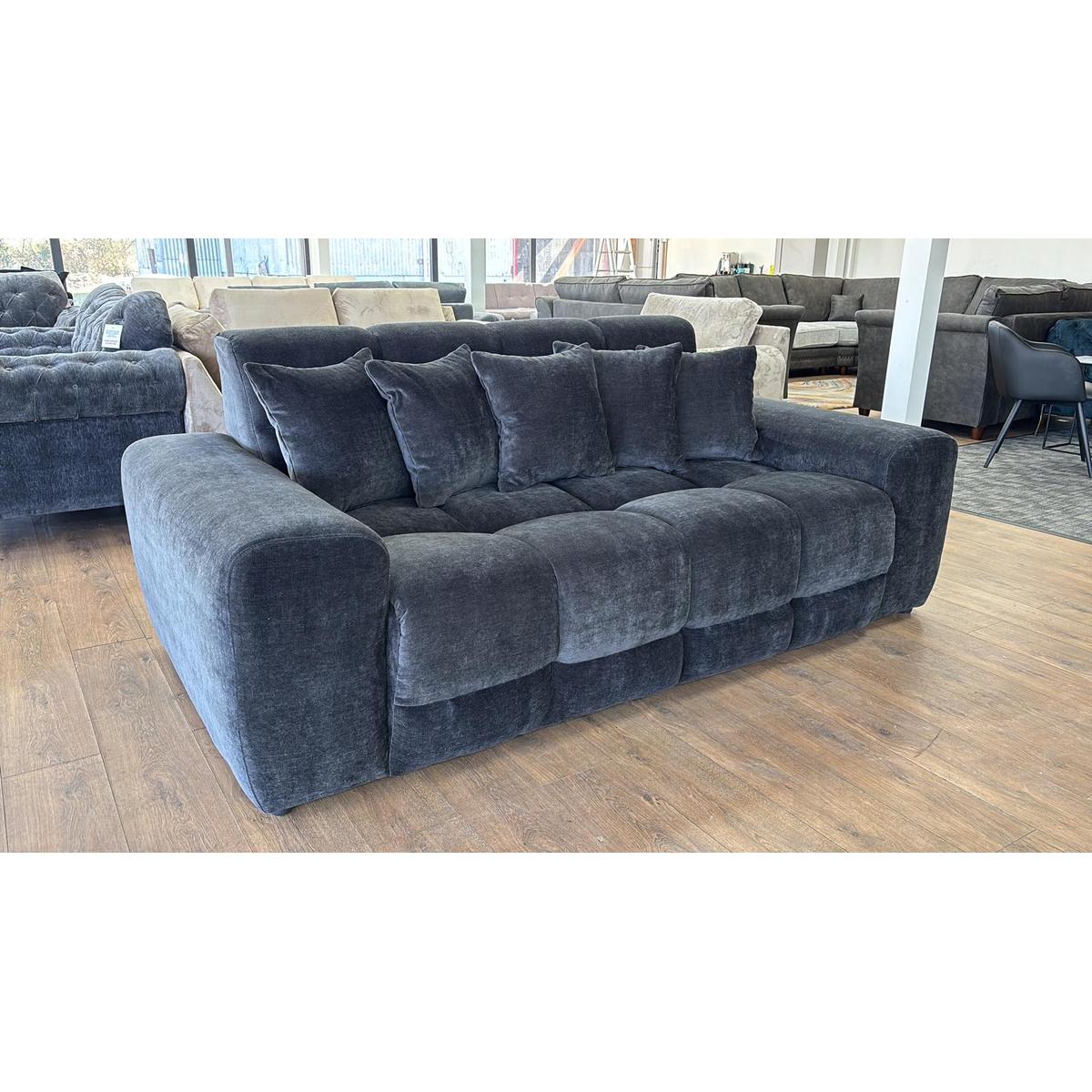 Jacob 3 Seater Sofa - Black