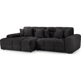 Jacob Black Left Hand Facing Corner Sofa