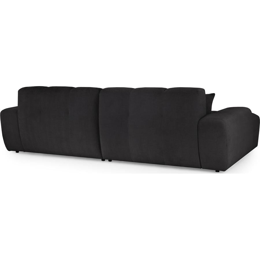 Jacob Black Left Hand Facing Corner Sofa