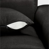 Jacob Right Hand Facing Corner Sofa In Black