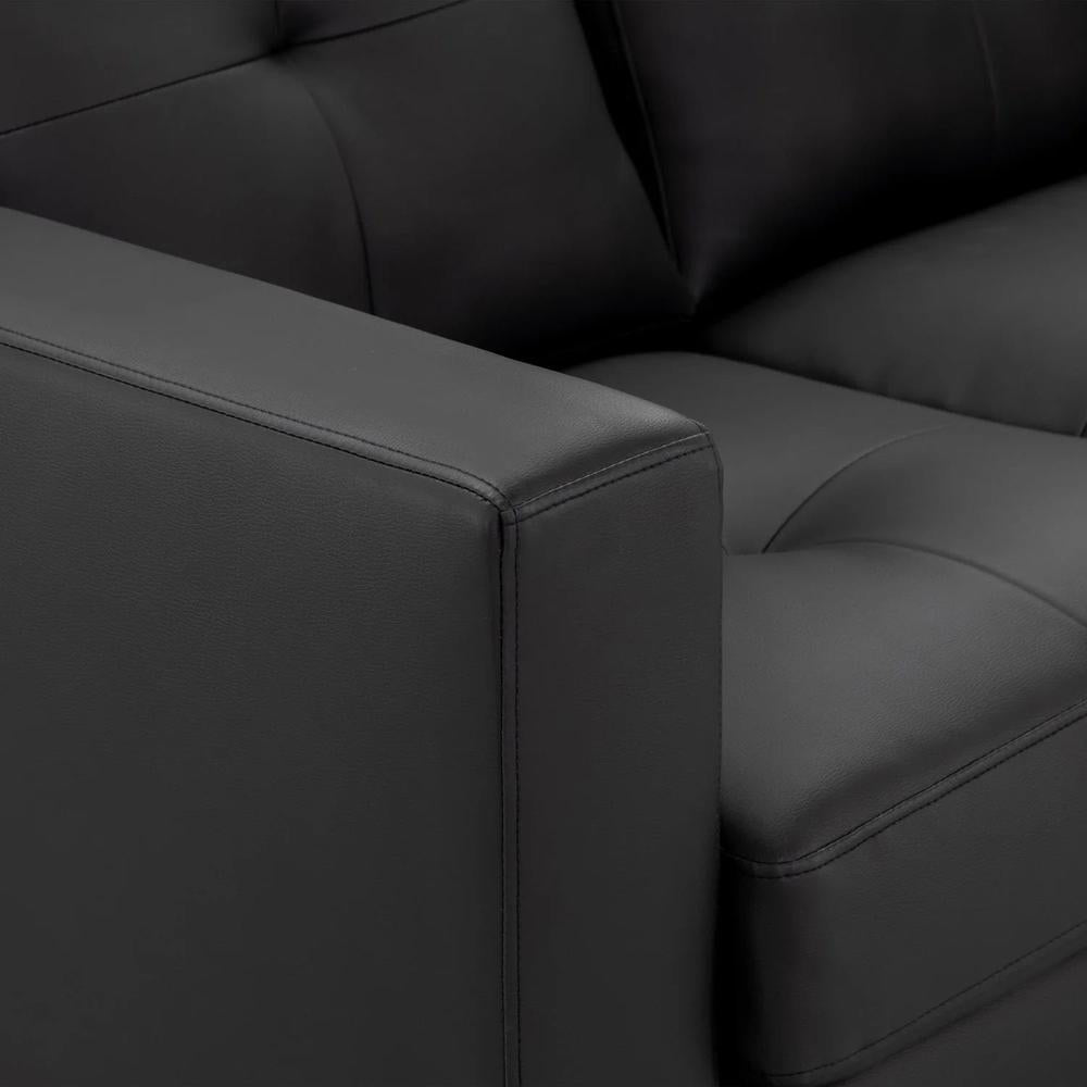Jerry Sofa Black 2 Seater