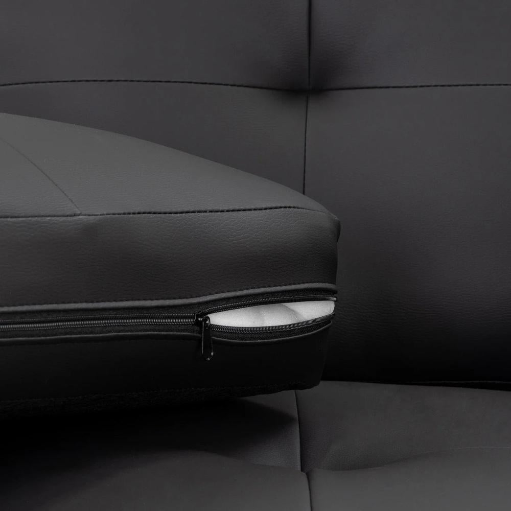 Jerry Sofa Black 3 Seater