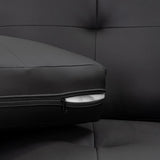 Jerry Sofa Black 3 Seater