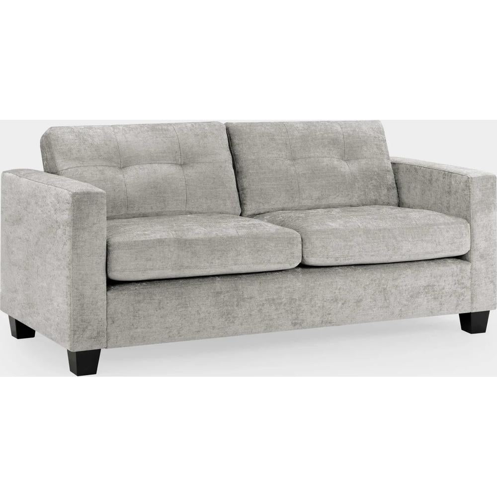 Jerry Sofa Grey Fabric 3 Seater