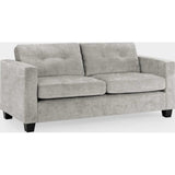 Jerry Sofa Grey Fabric 3 Seater