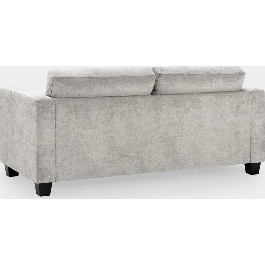 Jerry Sofa Grey Fabric 3 Seater
