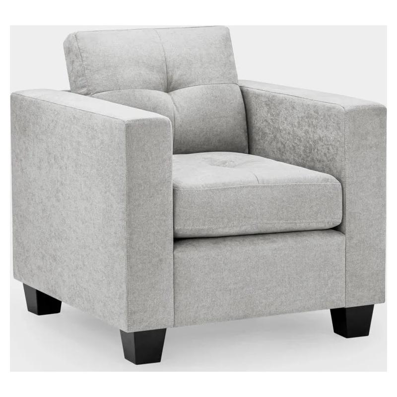 Jerry Sofa Grey Fabric Armchair