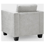 Jerry Sofa Grey Fabric Armchair