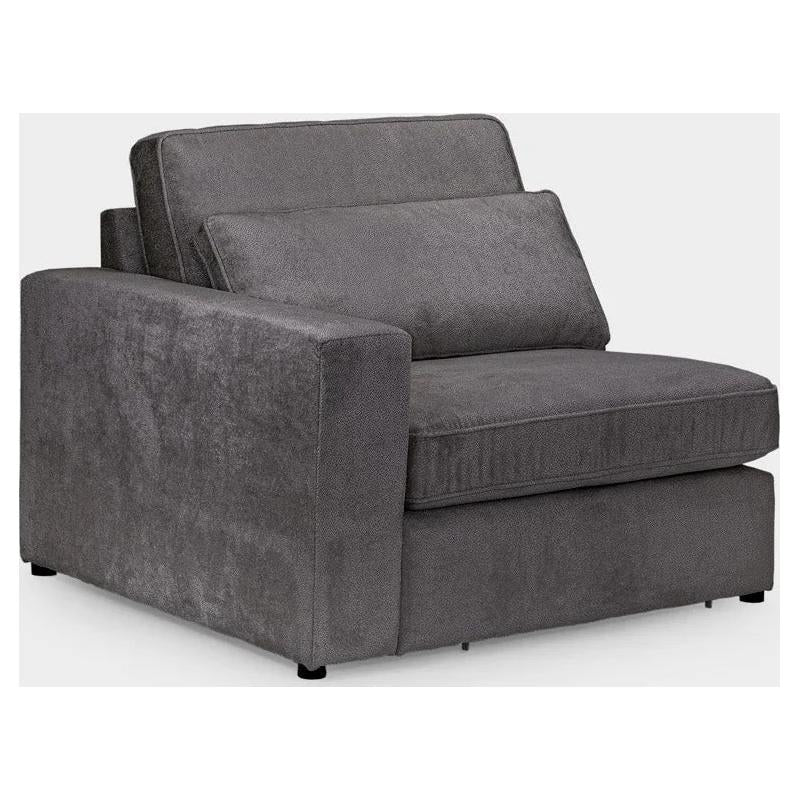 Kiana Modular Sofa Grey Left Hand Arm Piece