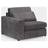 Kiana Modular Sofa Grey Left Hand Arm Piece