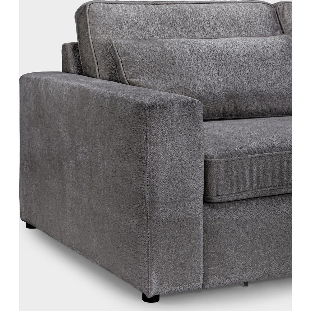 Kiana Modular Sofa Grey Left Hand Arm Piece