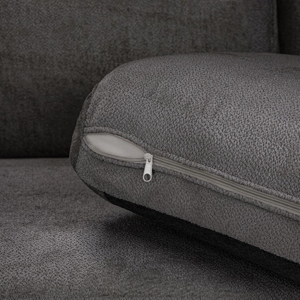 Kiana Modular Sofa Grey Left Hand Arm Piece