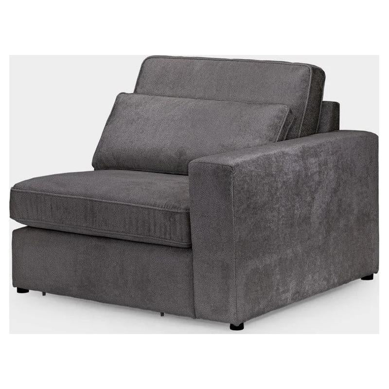 Kiana Modular Sofa Grey Right Hand Arm Piece