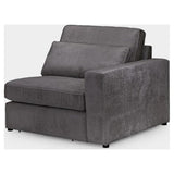 Kiana Modular Sofa Grey Right Hand Arm Piece