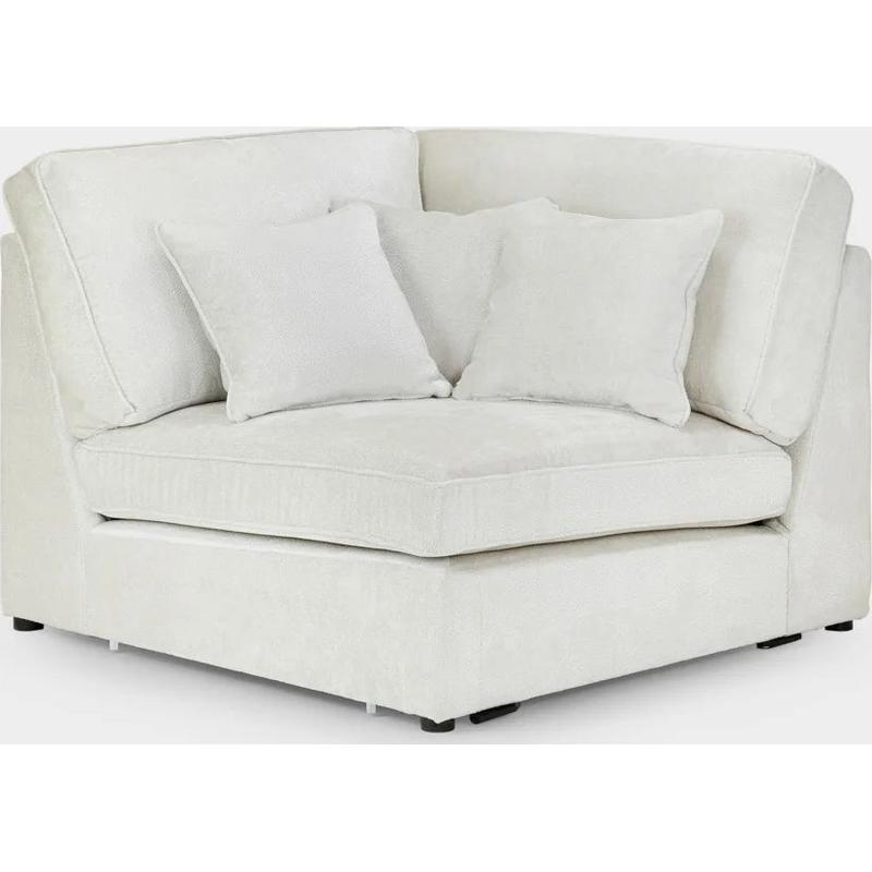 Kiana Modular Sofa Ivory Corner Piece