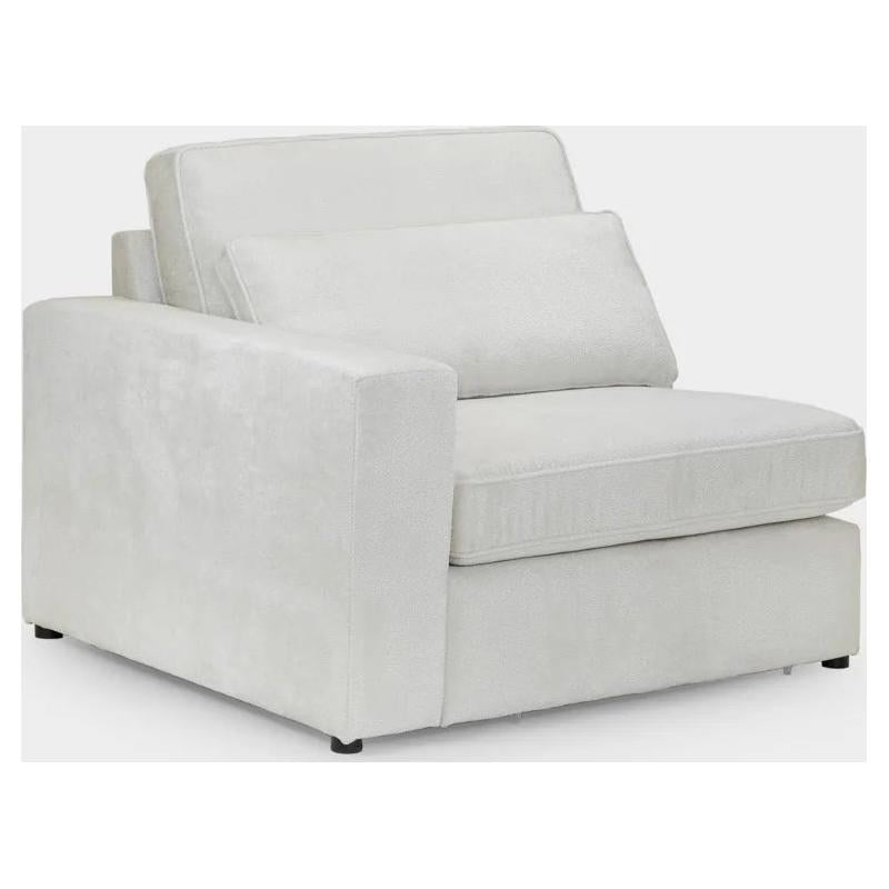 Kiana Modular Sofa Ivory Left Hand Arm Piece