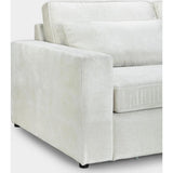 Kiana Modular Sofa Ivory Left Hand Arm Piece