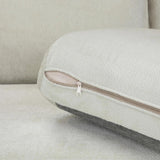 Kiana Modular Sofa Ivory Left Hand Arm Piece