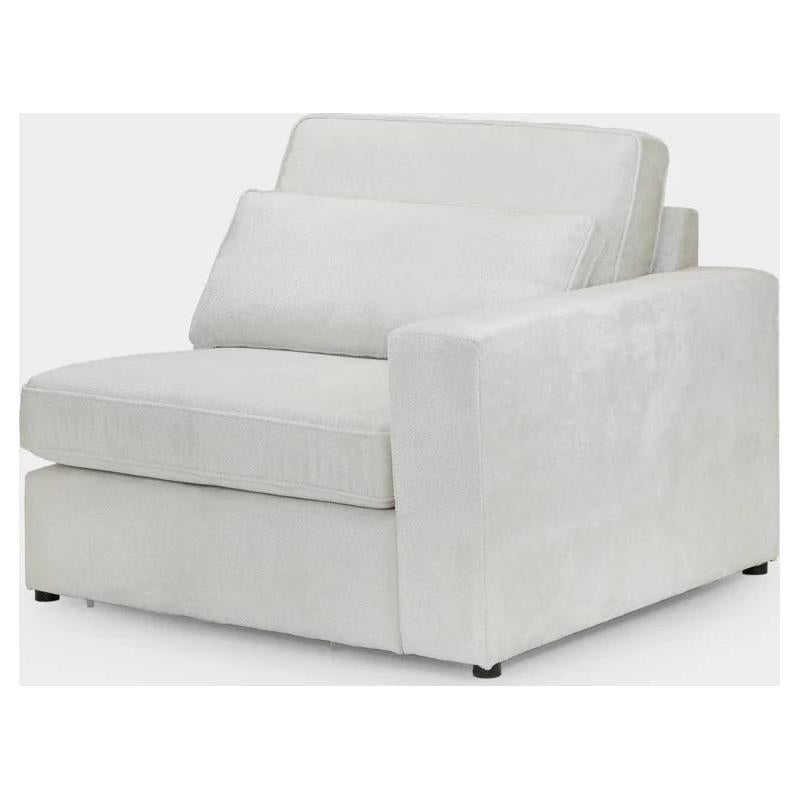 Kiana Modular Sofa Ivory Right Hand Arm Piece