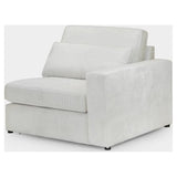 Kiana Modular Sofa Ivory Right Hand Arm Piece