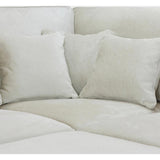 Kiana Modular Sofa Ivory Right Hand Arm Piece