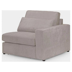 Kiana Modular Sofa Mocha Right Hand Arm Piece