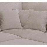 Kiana Modular Sofa Mocha Right Hand Arm Piece