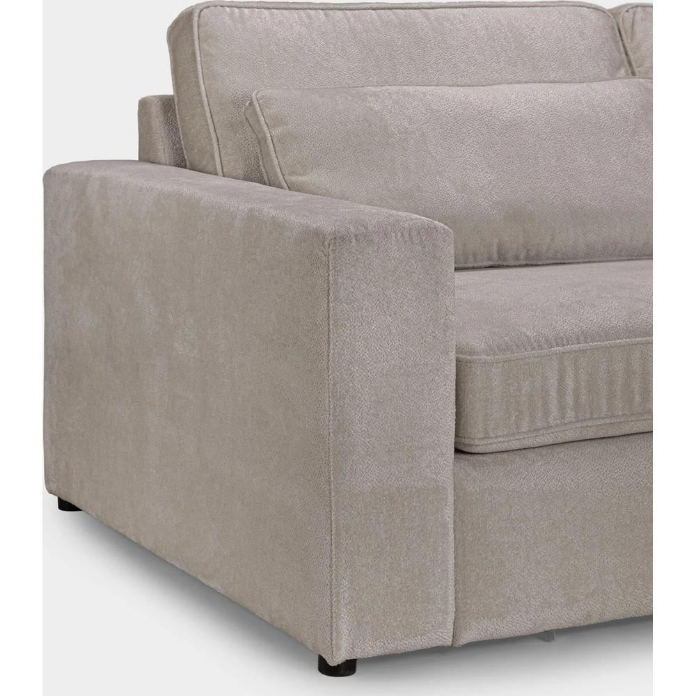 Kiana Modular Sofa Mocha Right Hand Arm Piece
