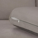 Kiana Modular Sofa Mocha Right Hand Arm Piece