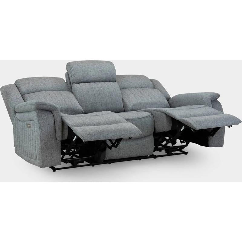 Linden Recliner Sofa Grey 3 Seater
