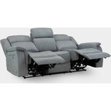 Linden Recliner Sofa Grey 3 Seater