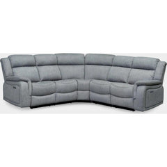 Linden Recliner Sofa Grey Large Corner