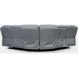 Linden Recliner Sofa Grey Large Corner