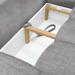 Luki Sofa Bed Grey Universal Corner