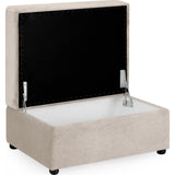 Mirabel Footstool Sofa - Mocha
