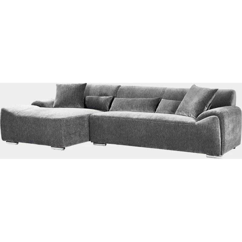 Modena Sofa Left Hand Corner In Charcoal