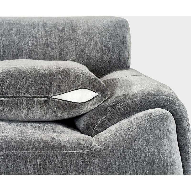 Modena Sofa Charcoal Right Hand Corner