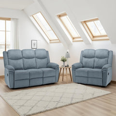 Myra Recliner 3+2 Seater Sofa Set - Grey